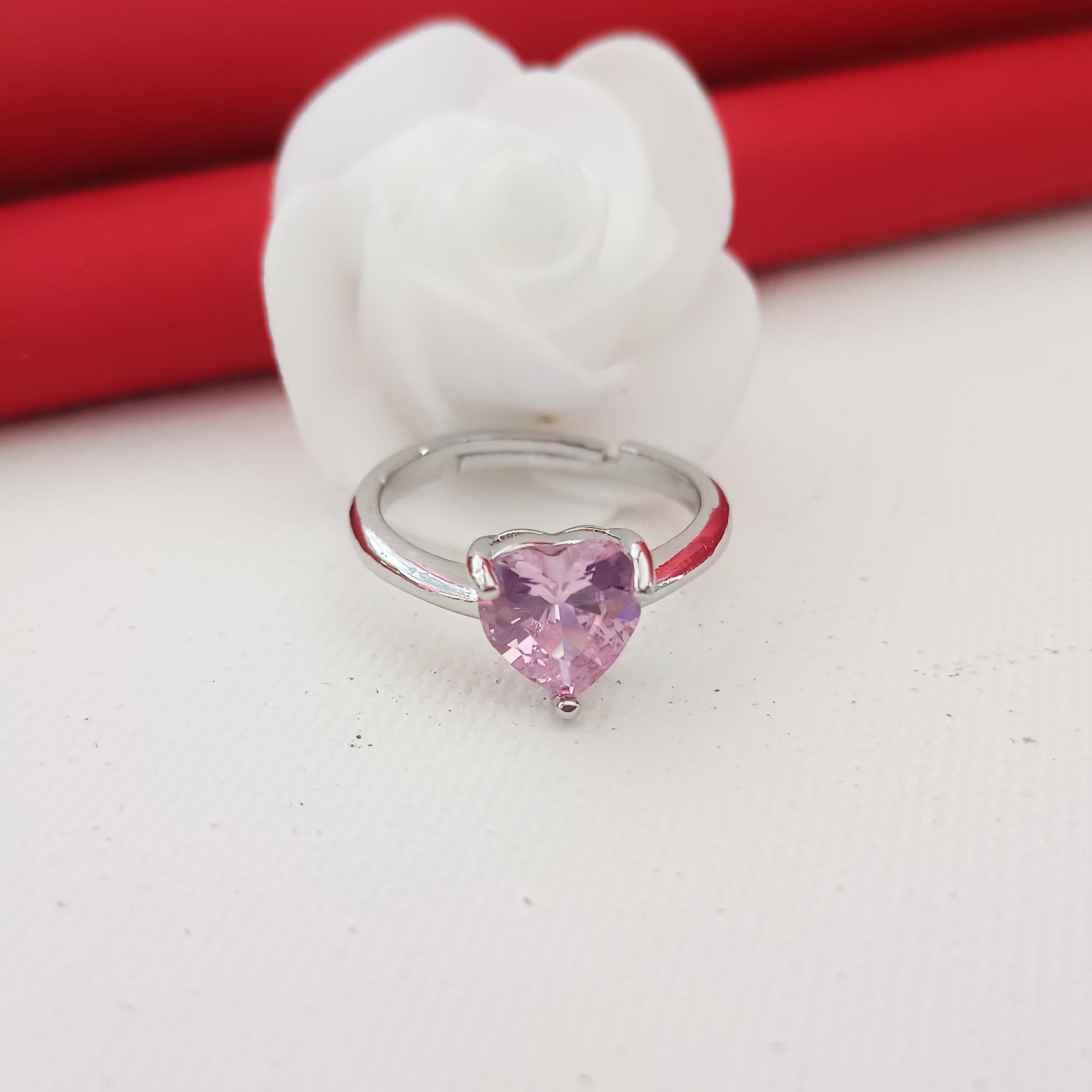 Rose Heart Ring