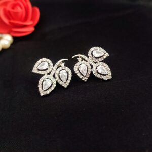 Three Leaf Studded Earring