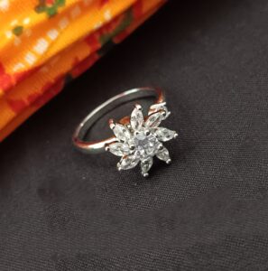 Revolving Flower Ring