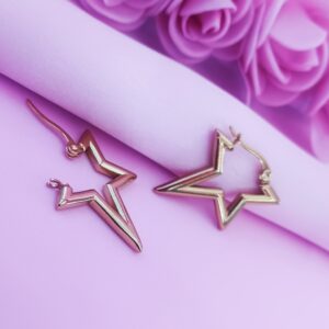 Star Shape Loop Earring